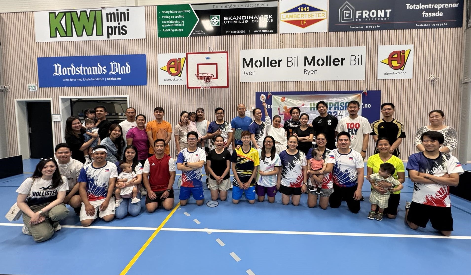 Topp stemning under filippinsk dag